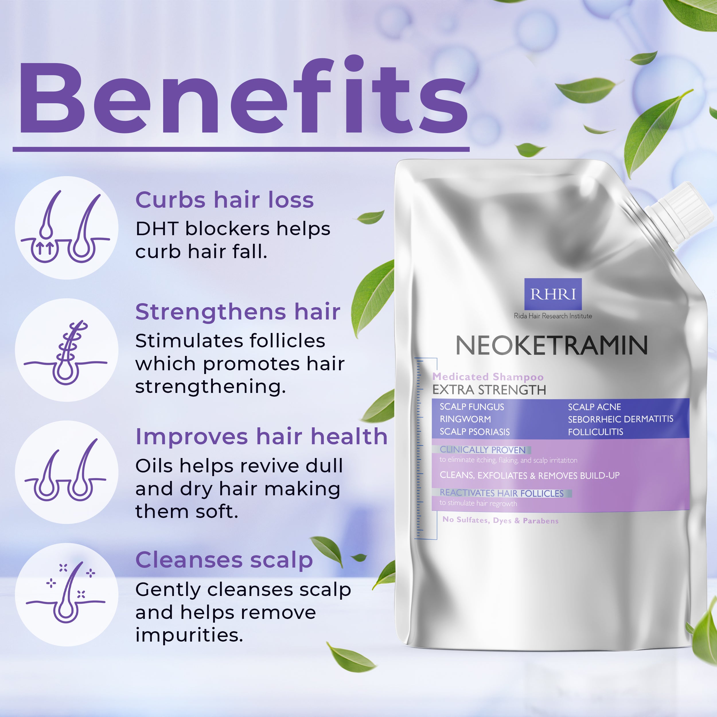 Neoketramin Shampoo for Men & Women Refill
