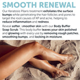 Body Soap Scrub with 10% AHA & Micro Pumice Beads for Keratosis Pilaris 4.2 oz (860012882199)
