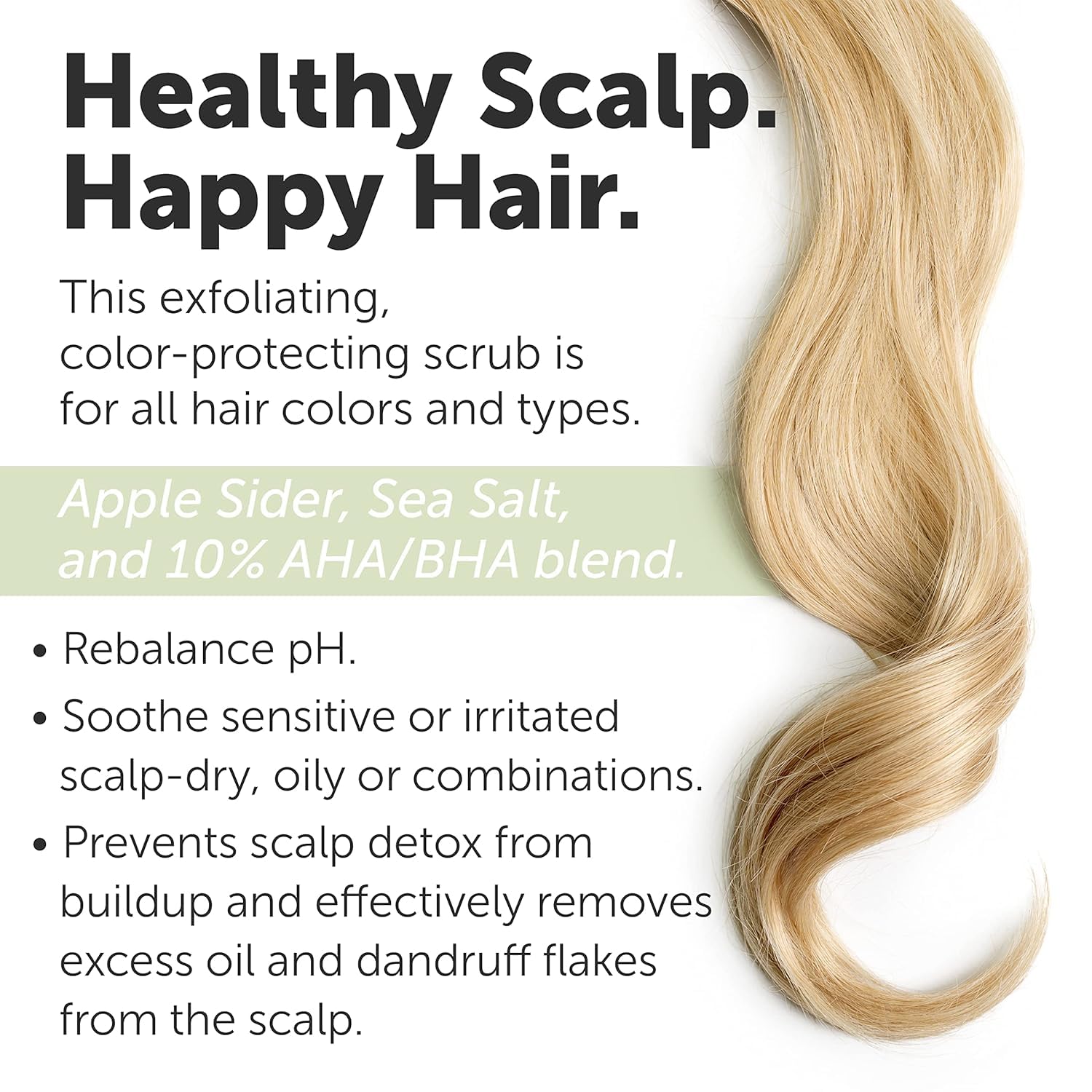 Apple Cider & Sea Salt Green Scalp Scrub