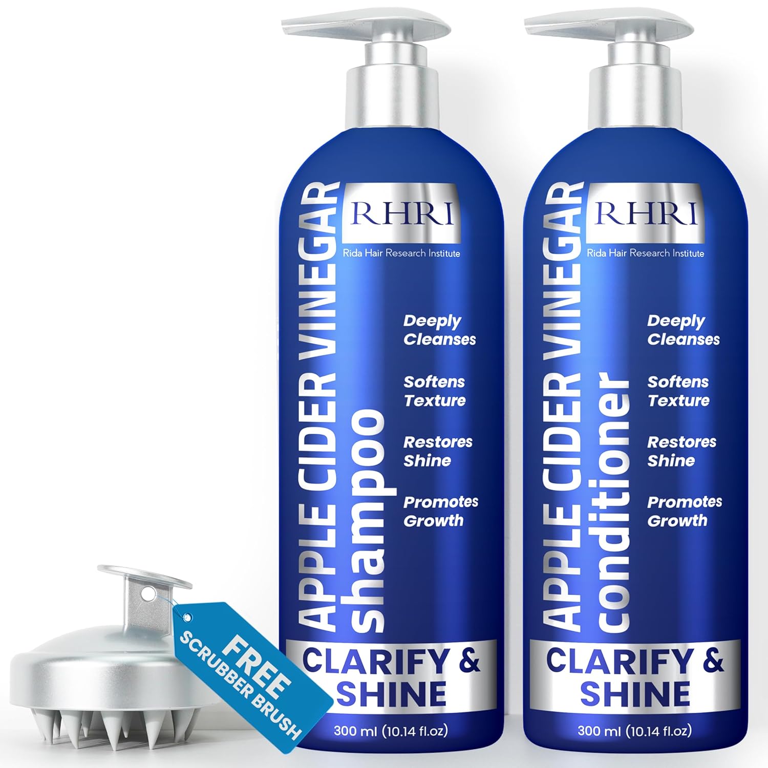 Apple Cider Vinegar Shampoo and Conditioner Set
